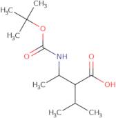 3-{[(tert-Butoxy)carbonyl]amino}-2-(propan-2-yl)butanoic acid