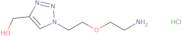 (1-(2-(2-Aminoethoxy)ethyl)-1H-1,2,3-triazol-4-yl)methanol hydrochloride