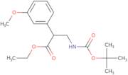 Ethyl 3-{[(tert-butoxy)carbonyl]amino}-2-(3-methoxyphenyl)propanoate