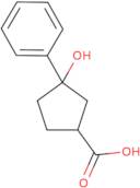 3-Hydroxy-3-phenylcyclopentane-1-carboxylic acid