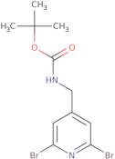 tert-Butyl ((2,6-dibromopyridin-4-yl)methyl)carbamate