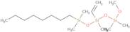 Vinylmethylsiloxane-octylmethylsiloxane-dimethylsiloxaneterpolymer