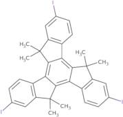 10,15-Dihydro-2,7,12-triiodo-5,5,10,10,15,15-hexamethyl-5H-tribenzotrindene