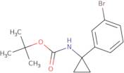 tert-Butyl N-[1-(3-bromophenyl)cyclopropyl]carbamate