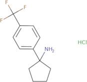 1-[4-(Trifluoromethyl)phenyl]cyclopentan-1-amine hydrochloride