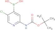 2-(tert-Butoxycarbonylamino)-5-chloropyridin-4-ylboronic acid