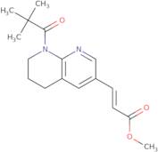 (E)-Methyl 3-(8-pivaloyl-5,6,7,8-tetrahydro-1,8-naphthyridin-3-yl)acrylate