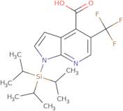 5-(Trifluoromethyl)-1-(triisopropylsilyl)-1H-pyrrolo[2,3-b]pyridine-4-carboxylic acid