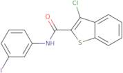 (3-chlorobenzo[b]thiophen-2-yl)-N-(3-iodophenyl)formamide