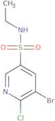 5-Bromo-6-chloro-N-ethylpyridine-3-sulfonamide