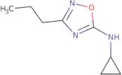 Cyclopropyl-(3-propyl-[1,2,4]oxadiazol-5-yl)-amine