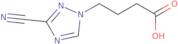 4-(3-Cyano-1H-1,2,4-triazol-1-yl)butanoic acid