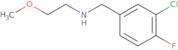 [(3-Chloro-4-fluorophenyl)methyl](2-methoxyethyl)amine