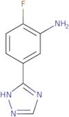 2-Fluoro-5-(1H-1,2,4-triazol-3-yl)aniline