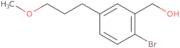 [2-Bromo-5-(3-methoxypropyl)phenyl]methanol