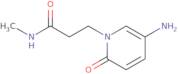 3-(5-Amino-2-oxo-1,2-dihydropyridin-1-yl)-N-methylpropanamide