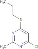4-Chloro-2-methyl-6-(propylsulfanyl)pyrimidine