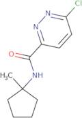 6-Chloro-N-(1-methylcyclopentyl)pyridazine-3-carboxamide