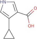 4-Cyclopropyl-1H-pyrrole-3-carboxylic acid