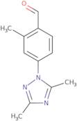 4-(Dimethyl-1H-1,2,4-triazol-1-yl)-2-methylbenzaldehyde