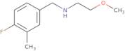 [(4-Fluoro-3-methylphenyl)methyl](2-methoxyethyl)amine