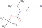 tert-Butyl N-(2-cyanoethyl)-N-(propan-2-yl)carbamate