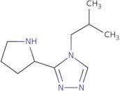 4-(2-Methylpropyl)-3-(pyrrolidin-2-yl)-4H-1,2,4-triazole