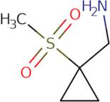 (1-Methylsulfonylcyclopropyl)methanamine