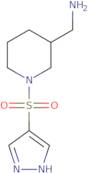 [1-(1H-Pyrazole-4-sulfonyl)piperidin-3-yl]methanamine