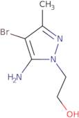 2-(5-Amino-4-bromo-3-methyl-1H-pyrazol-1-yl)ethan-1-ol