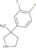 3-(3,4-Difluorophenyl)-3-methylpyrrolidine