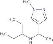 N-[1-(1-Methylpyrazol-4-yl)ethyl]pentan-3-amine