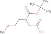 2-{[(tert-Butoxy)carbonyl](2-methoxyethyl)amino}acetic acid