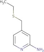 4-[(Ethylsulfanyl)methyl]pyridin-2-amine