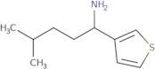 4-Methyl-1-(thiophen-3-yl)pentan-1-amine