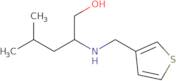 4-Methyl-2-(thiophen-3-ylmethylamino)pentan-1-ol