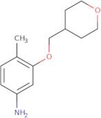 4-Methyl-3-(oxan-4-ylmethoxy)aniline