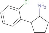 2-(2-Chlorophenyl)cyclopentan-1-amine