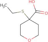 4-(Ethylsulfanyl)oxane-4-carboxylic acid