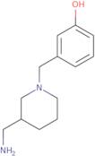 3-{[3-(Aminomethyl)piperidin-1-yl]methyl}phenol