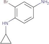 2-Bromo-1-N-cyclopropylbenzene-1,4-diamine