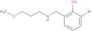 2-Bromo-6-{[(3-methoxypropyl)amino]methyl}phenol