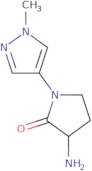 3-Amino-1-(1-methyl-1H-pyrazol-4-yl)pyrrolidin-2-one