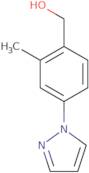 [2-Methyl-4-(1H-pyrazol-1-yl)phenyl]methanol