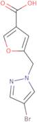 5-[(4-Bromo-1H-pyrazol-1-yl)methyl]furan-3-carboxylic acid