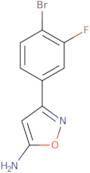 3-(4-Bromo-3-fluorophenyl)-1,2-oxazol-5-amine