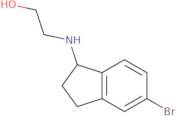 2-[(5-Bromo-2,3-dihydro-1H-inden-1-yl)amino]ethan-1-ol