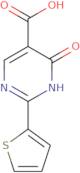 6-Oxo-2-(thiophen-2-yl)-1,6-dihydropyrimidine-5-carboxylic acid