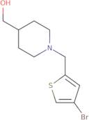 {1-[(4-Bromothiophen-2-yl)methyl]piperidin-4-yl}methanol