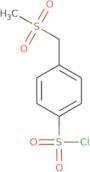 4-(Methanesulfonylmethyl)benzene-1-sulfonyl chloride